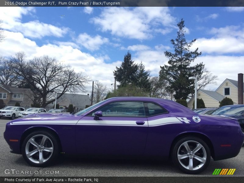 Plum Crazy Pearl / Black/Tungsten 2016 Dodge Challenger R/T