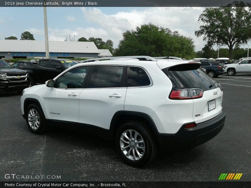 Bright White / Black 2019 Jeep Cherokee Latitude