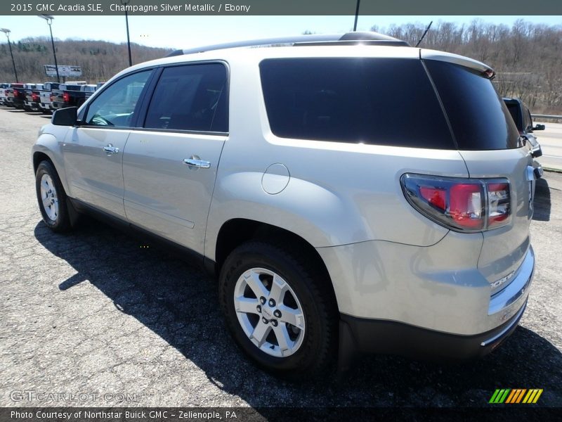 Champagne Silver Metallic / Ebony 2015 GMC Acadia SLE