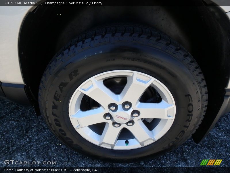 Champagne Silver Metallic / Ebony 2015 GMC Acadia SLE