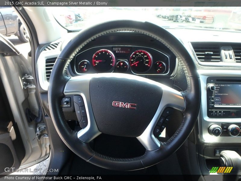 Champagne Silver Metallic / Ebony 2015 GMC Acadia SLE
