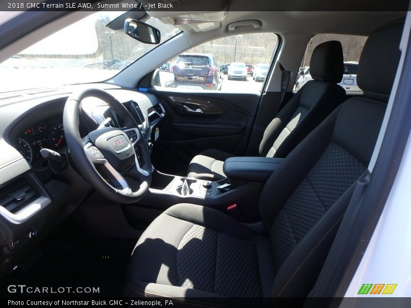 Summit White / ­Jet Black 2018 GMC Terrain SLE AWD