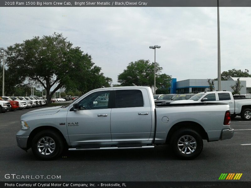  2018 1500 Big Horn Crew Cab Bright Silver Metallic