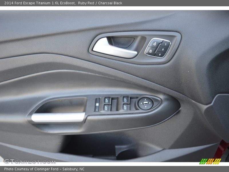 Ruby Red / Charcoal Black 2014 Ford Escape Titanium 1.6L EcoBoost