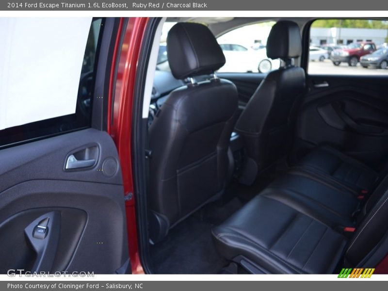 Ruby Red / Charcoal Black 2014 Ford Escape Titanium 1.6L EcoBoost