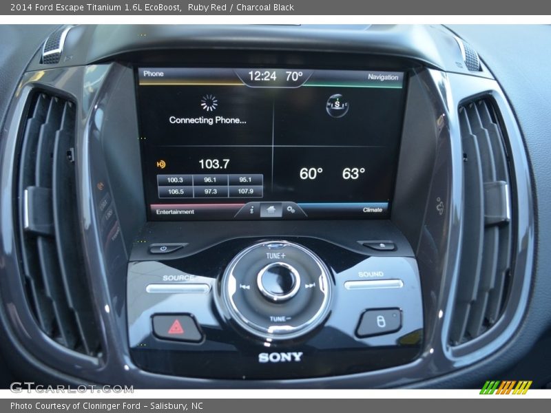 Ruby Red / Charcoal Black 2014 Ford Escape Titanium 1.6L EcoBoost