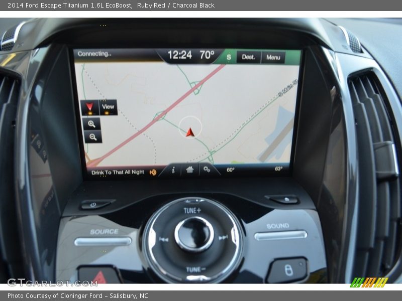 Ruby Red / Charcoal Black 2014 Ford Escape Titanium 1.6L EcoBoost