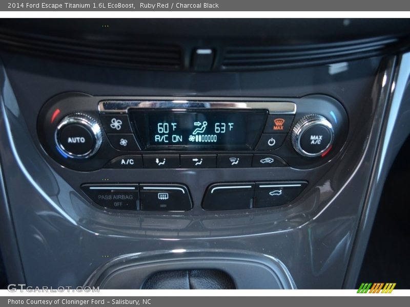 Ruby Red / Charcoal Black 2014 Ford Escape Titanium 1.6L EcoBoost