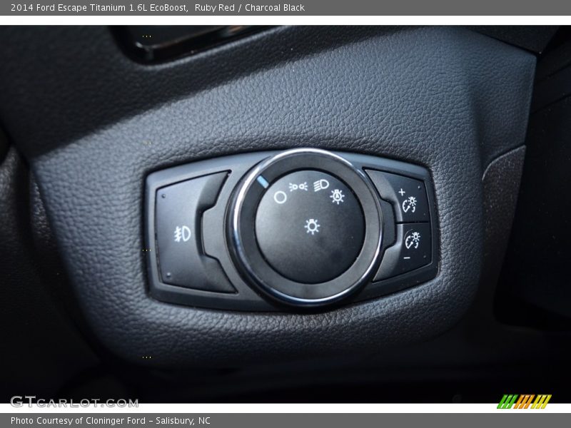 Ruby Red / Charcoal Black 2014 Ford Escape Titanium 1.6L EcoBoost