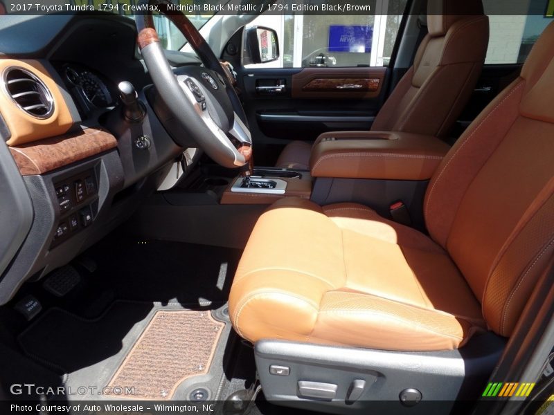 Midnight Black Metallic / 1794 Edition Black/Brown 2017 Toyota Tundra 1794 CrewMax