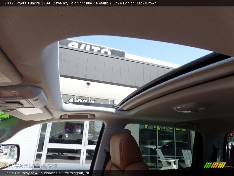 Midnight Black Metallic / 1794 Edition Black/Brown 2017 Toyota Tundra 1794 CrewMax