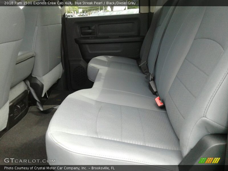 Blue Streak Pearl / Black/Diesel Gray 2018 Ram 1500 Express Crew Cab 4x4