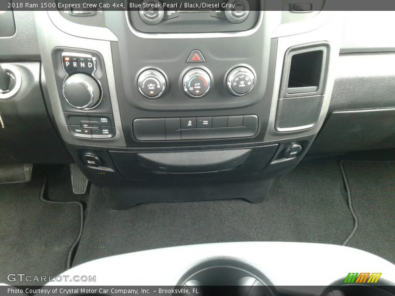 Blue Streak Pearl / Black/Diesel Gray 2018 Ram 1500 Express Crew Cab 4x4