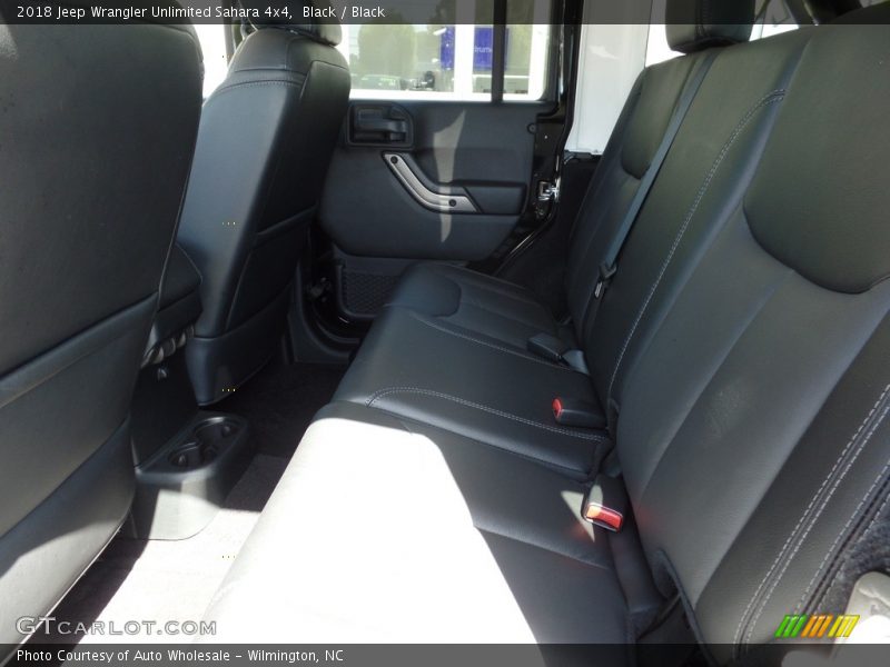 Black / Black 2018 Jeep Wrangler Unlimited Sahara 4x4