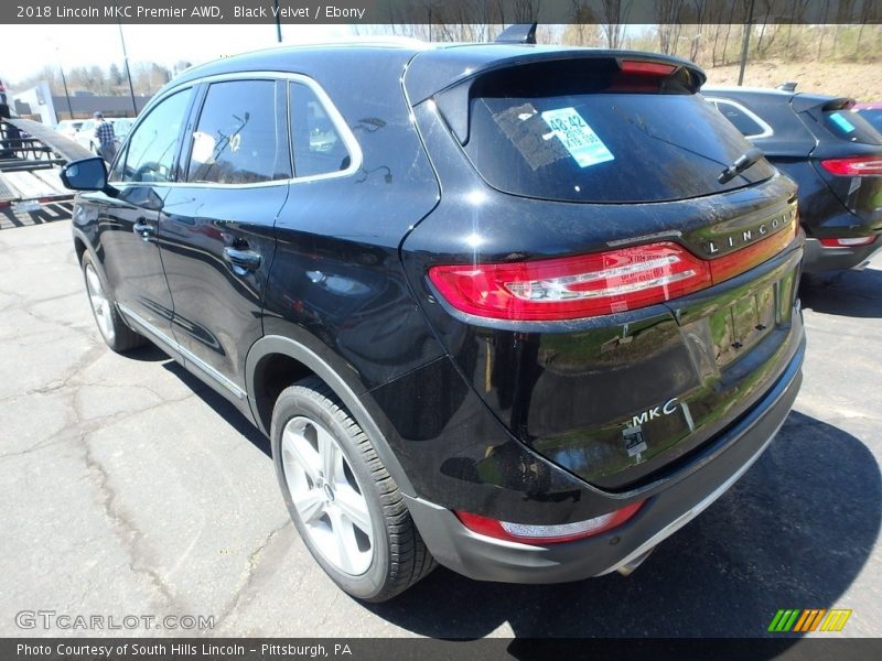 Black Velvet / Ebony 2018 Lincoln MKC Premier AWD