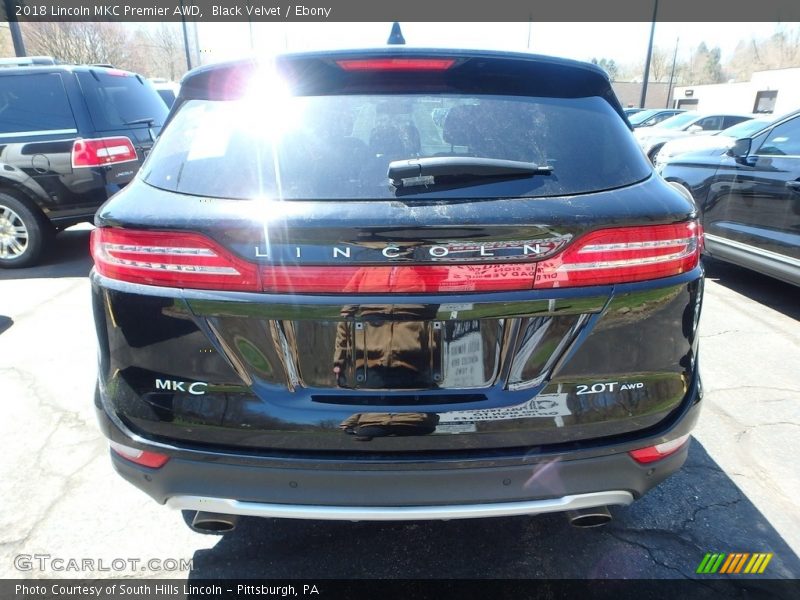 Black Velvet / Ebony 2018 Lincoln MKC Premier AWD