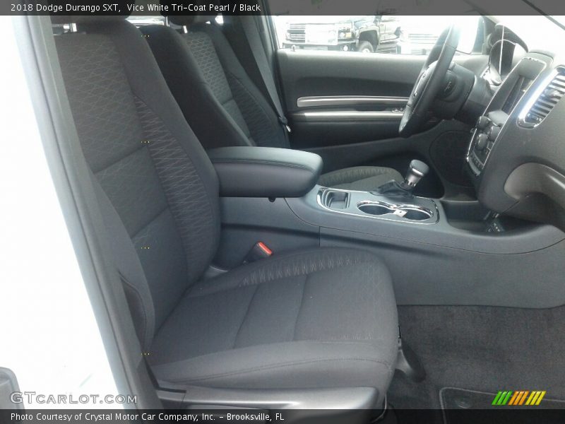 Vice White Tri-Coat Pearl / Black 2018 Dodge Durango SXT