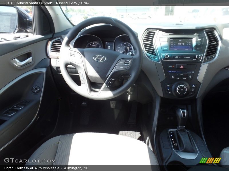 Mineral Gray / Gray 2018 Hyundai Santa Fe Sport