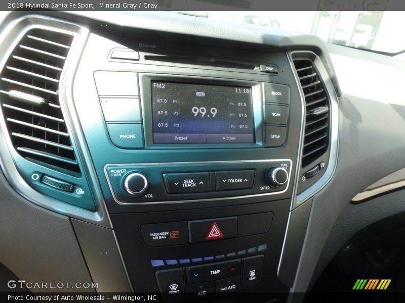 Mineral Gray / Gray 2018 Hyundai Santa Fe Sport