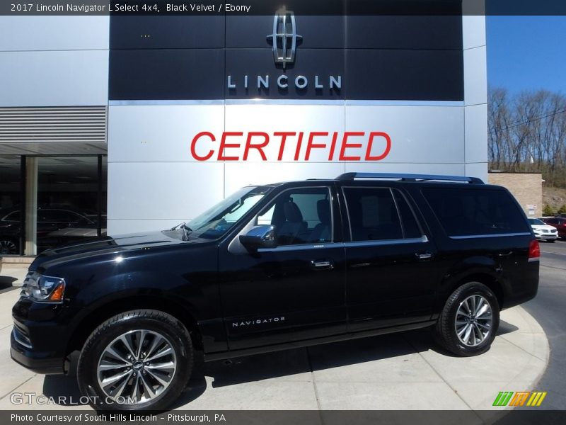 Black Velvet / Ebony 2017 Lincoln Navigator L Select 4x4