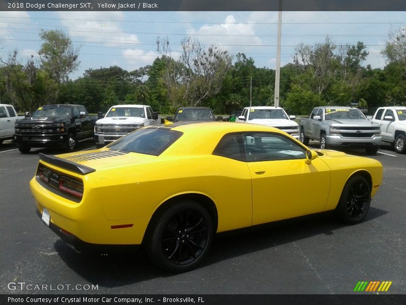 Yellow Jacket / Black 2018 Dodge Challenger SXT