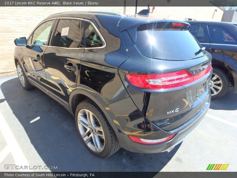 Black Velvet / Ebony 2017 Lincoln MKC Reserve AWD