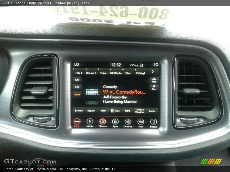 Yellow Jacket / Black 2018 Dodge Challenger SXT