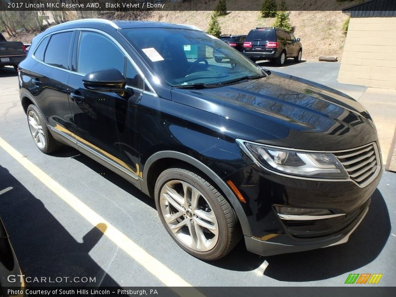 Black Velvet / Ebony 2017 Lincoln MKC Reserve AWD