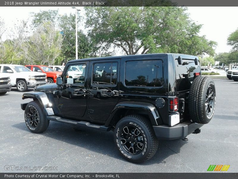 Black / Black 2018 Jeep Wrangler Unlimited Altitude 4x4