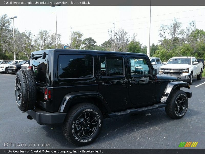 Black / Black 2018 Jeep Wrangler Unlimited Altitude 4x4