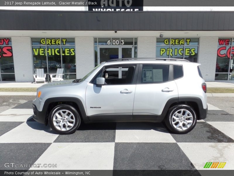 Glacier Metallic / Black 2017 Jeep Renegade Latitude