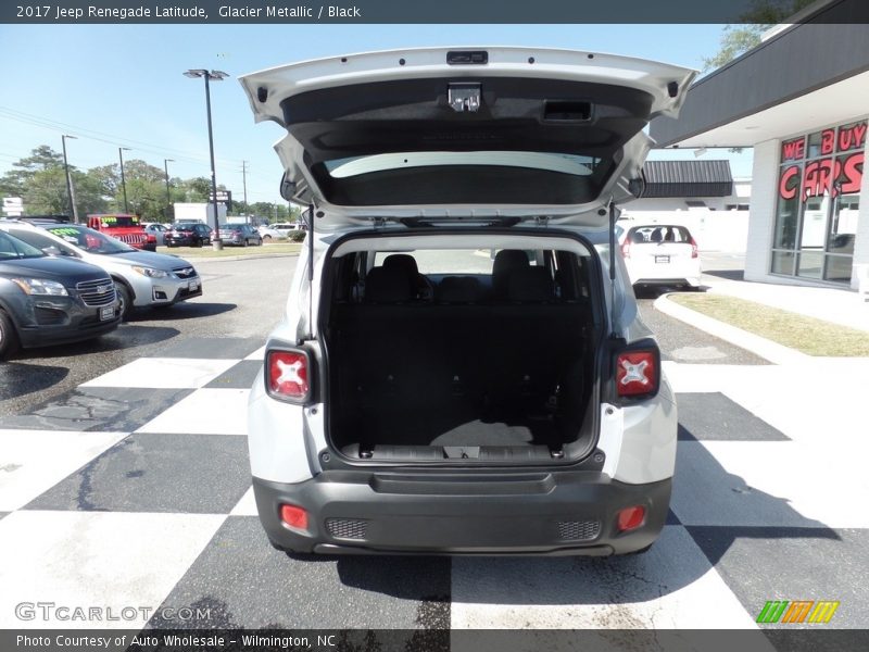 Glacier Metallic / Black 2017 Jeep Renegade Latitude