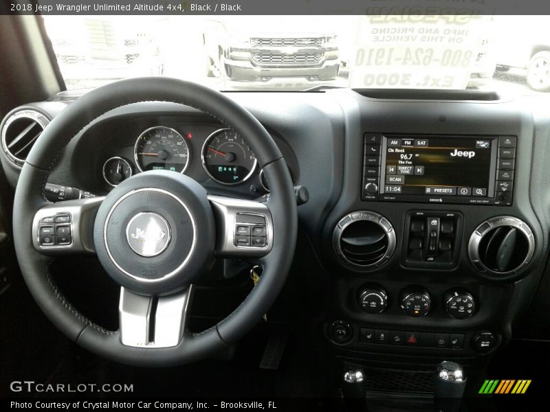 Black / Black 2018 Jeep Wrangler Unlimited Altitude 4x4