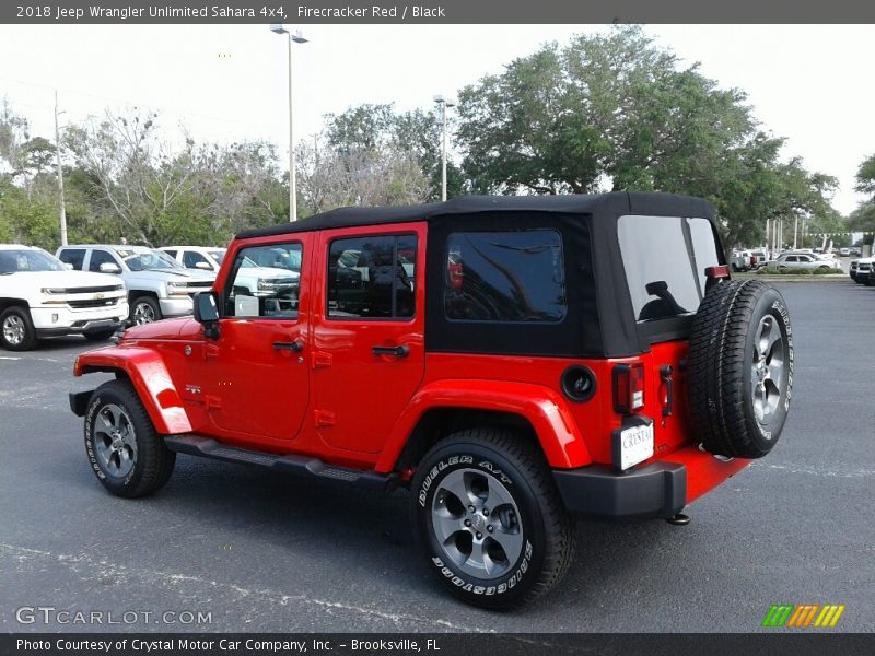 Firecracker Red / Black 2018 Jeep Wrangler Unlimited Sahara 4x4