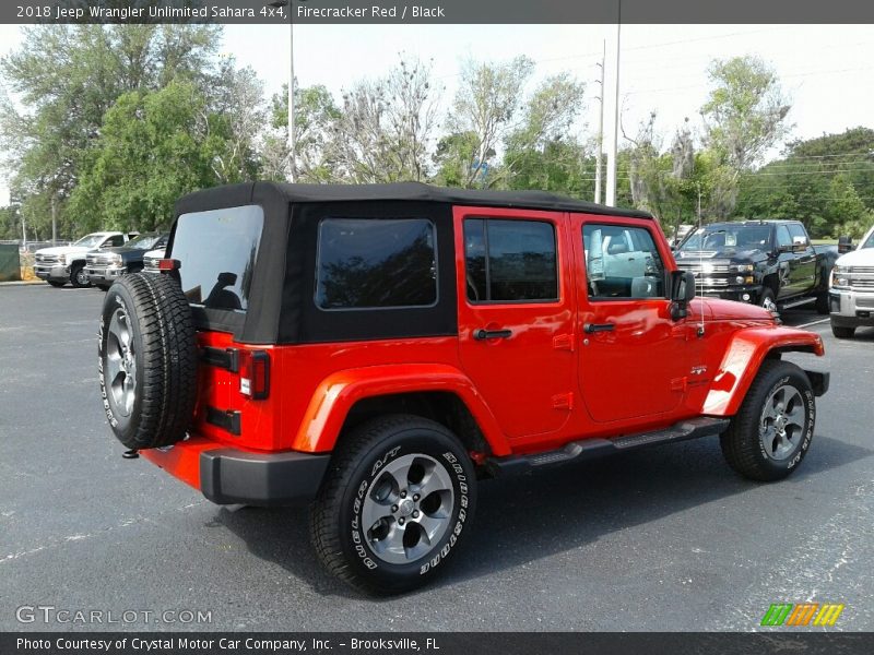 Firecracker Red / Black 2018 Jeep Wrangler Unlimited Sahara 4x4