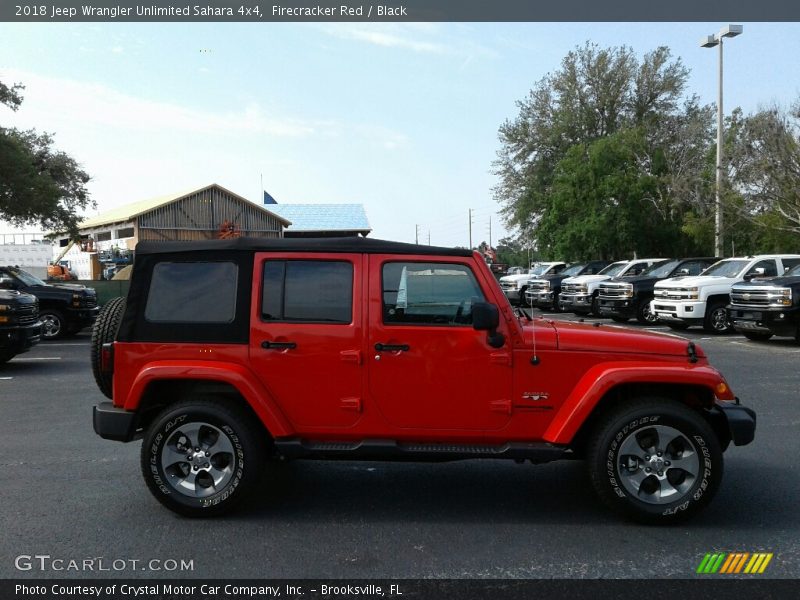 Firecracker Red / Black 2018 Jeep Wrangler Unlimited Sahara 4x4