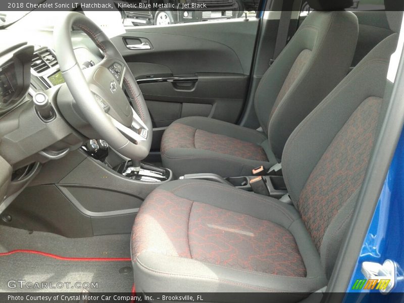 Kinetic Blue Metallic / Jet Black 2018 Chevrolet Sonic LT Hatchback