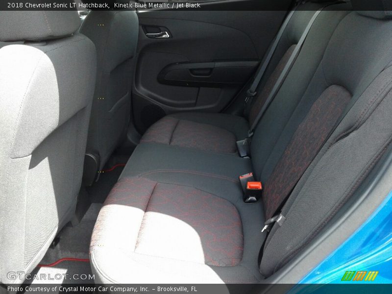 Kinetic Blue Metallic / Jet Black 2018 Chevrolet Sonic LT Hatchback