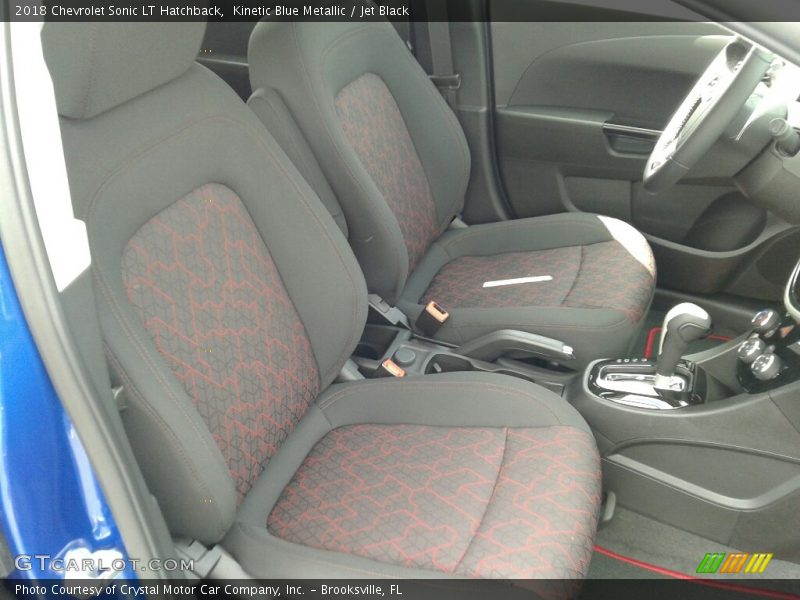 Kinetic Blue Metallic / Jet Black 2018 Chevrolet Sonic LT Hatchback