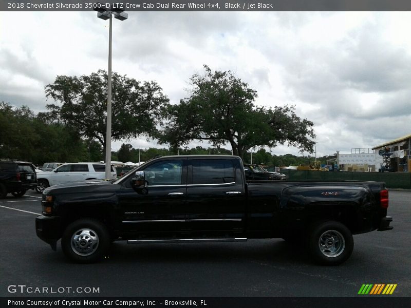 Black / Jet Black 2018 Chevrolet Silverado 3500HD LTZ Crew Cab Dual Rear Wheel 4x4