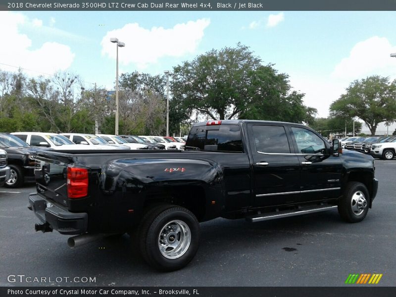 Black / Jet Black 2018 Chevrolet Silverado 3500HD LTZ Crew Cab Dual Rear Wheel 4x4