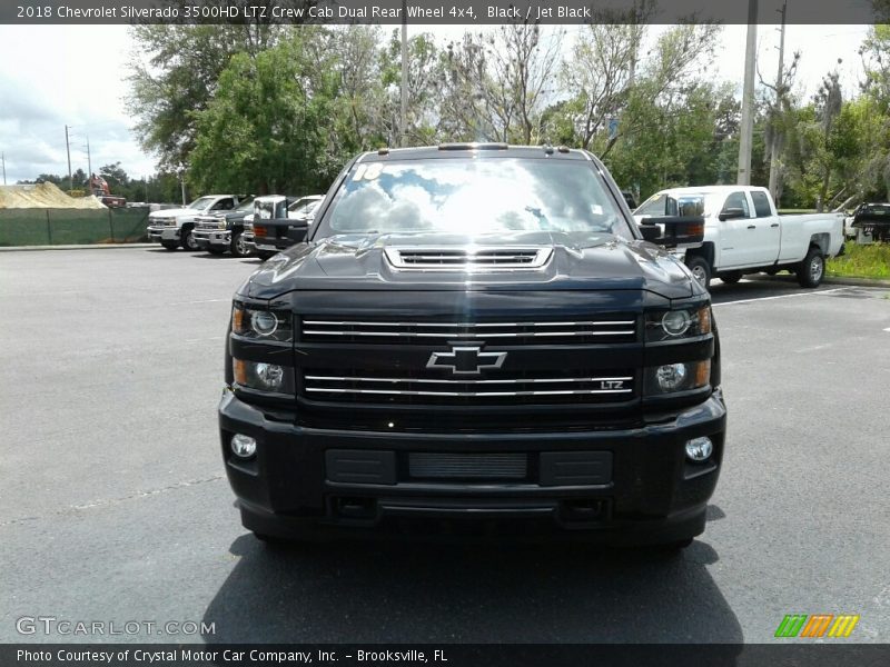 Black / Jet Black 2018 Chevrolet Silverado 3500HD LTZ Crew Cab Dual Rear Wheel 4x4