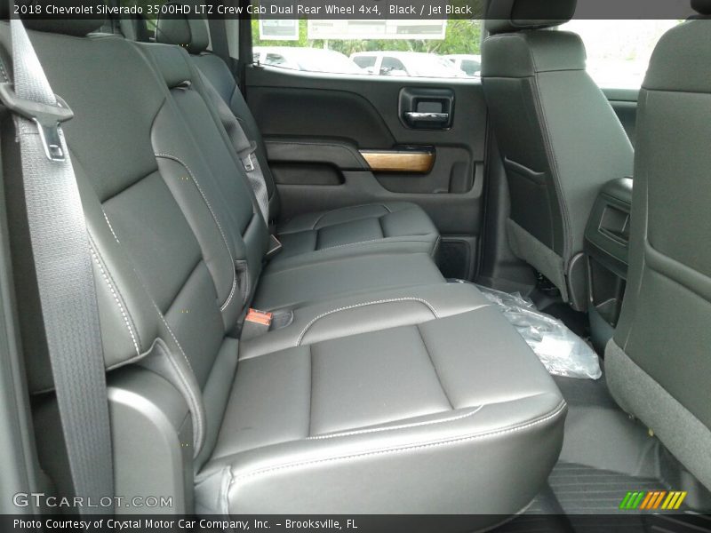 Rear Seat of 2018 Silverado 3500HD LTZ Crew Cab Dual Rear Wheel 4x4