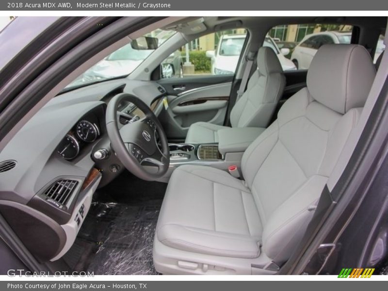 Modern Steel Metallic / Graystone 2018 Acura MDX AWD