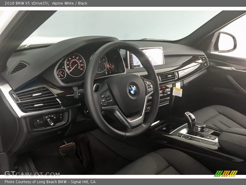 Alpine White / Black 2018 BMW X5 sDrive35i