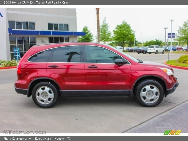 Tango Red Pearl / Gray 2008 Honda CR-V LX