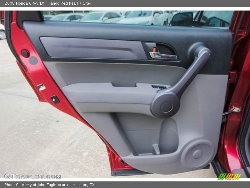 Tango Red Pearl / Gray 2008 Honda CR-V LX