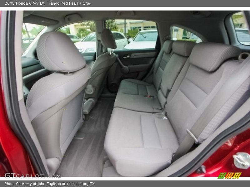 Tango Red Pearl / Gray 2008 Honda CR-V LX