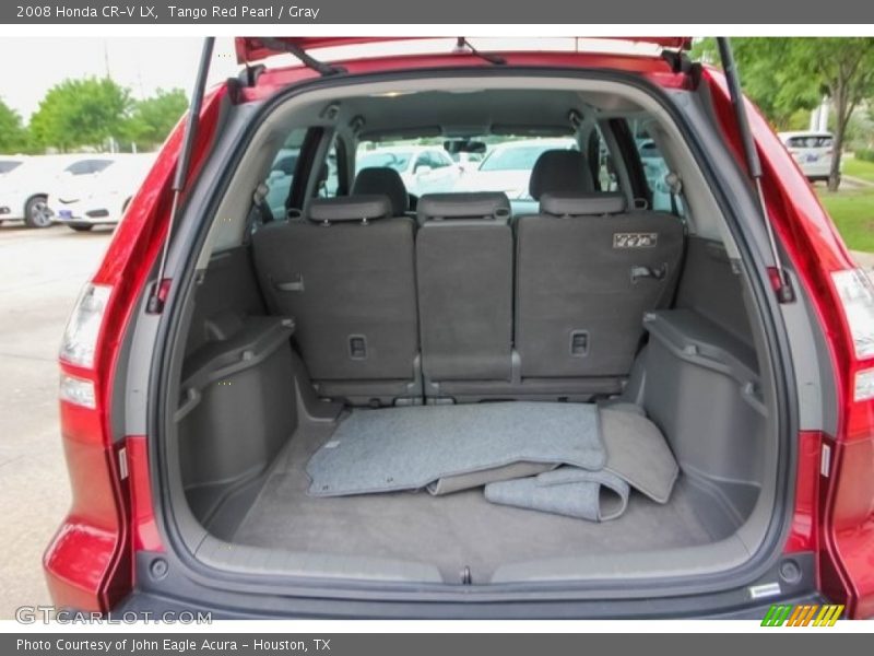 Tango Red Pearl / Gray 2008 Honda CR-V LX