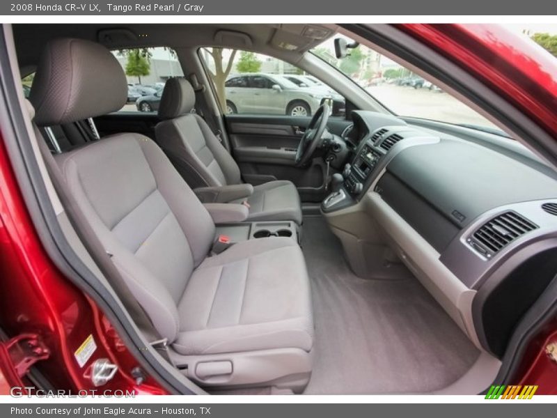 Tango Red Pearl / Gray 2008 Honda CR-V LX